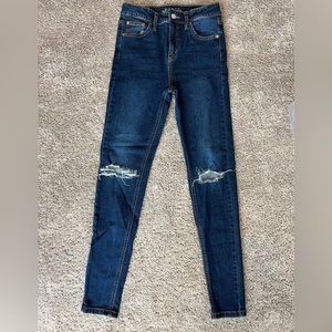 Wild Fable from Target High Rise Jeans with Holes. Size 0.